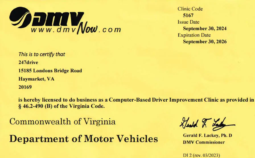 DMV License image